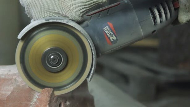 Рез камня болгаркой