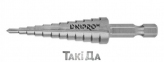 Сверло по металлу ступенчатое Днiпро-М P6M5 шестигр. хвостовик 3-14 мм 3