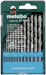 Набор сверл по металлу Metabo HSS-G (13 шт 1,5-6,5 мм)