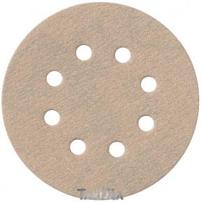 Шлифбумага для краски круглая Metabo 8 отв (125 мм, Р120) 25 шт