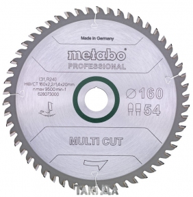 Пиляльний диск Metabo MULTI CUT-PROFESSIONAL 36 зуб (150x2,4x20)