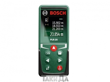 Далекомір лазерний Bosch PLR 25