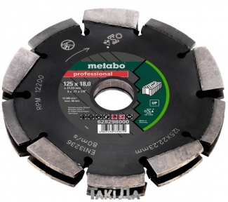 Алмазный диск Metabo двойной для штробления в 1 проход 20 мм (125x22,23 мм)