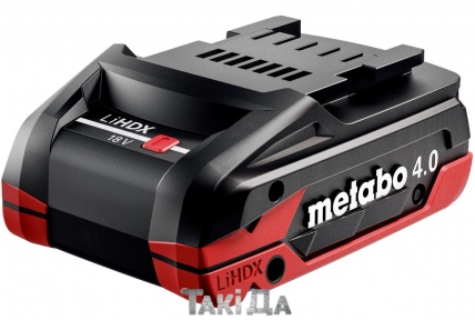 Аккумулятор Metabo LiHDX 18 В x 4 Ач