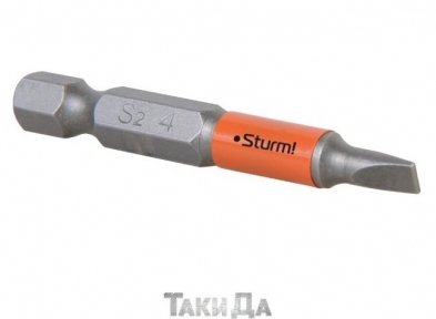 Биты Sturm 1275301 S2 SL4x25 мм - 2 шт