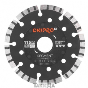 Алмазний диск Dnipro-M Сегмент 115