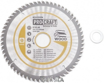 Пиляльний диск Pro-Craft 60 зуб (185x2,2x30)
