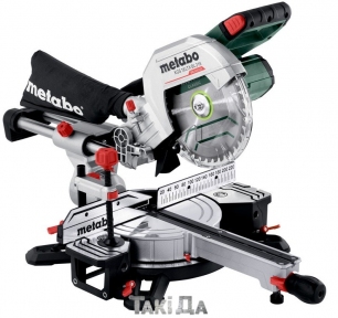 Акумуляторна торцювальна пила Metabo KGS 18 LTX BL 216 (2 по 8 Аг)