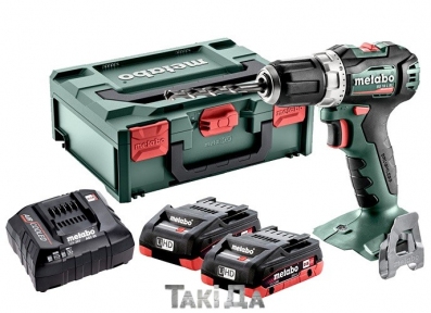 Аккумуляторный шуруповерт Metabo BS 18 L BL (2 по 4 Ач)