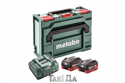 Комплект Metabo ASC 145 + 2X18VX5.5 Ah LiHD + METABOX 145