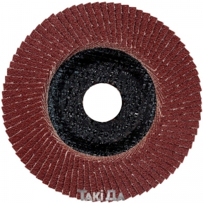 Круг лепестковый шлифовальный Metabo FS-NK (115х22,23 мм, P80, скошен)