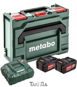 Комплект Metabo ASC 55 + 2 по 18 Вx4 Ач + metaBOX 145