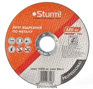 Диск отрезной по металлу Sturm 9020-125-16PRO