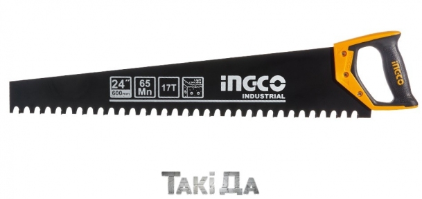 Ножовка по пенобетону Ingco Industrial 600 мм