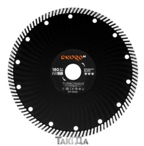Алмазний диск Dnipro-M Турбоволна 180