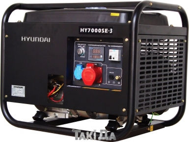 Бензогенератор Hyundai HY 7000SE-3