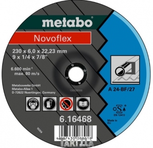 Диск зачистний Metabo Novoflex Basic A 24 (180x6,0x22,2 мм)