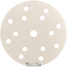 Шліфпапір для фарби круглий Metabo Multi-Hole (150 мм, Р40) 50 шт