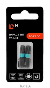 Бита Днiпро-М Impact TORX30 25 мм 2 шт.