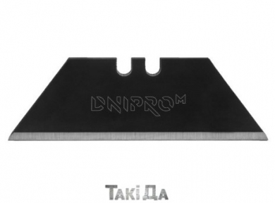Комплект лез Dnipro-M Ultra трапеція 61х19х0,6 мм SK2 чорні - 10 шт