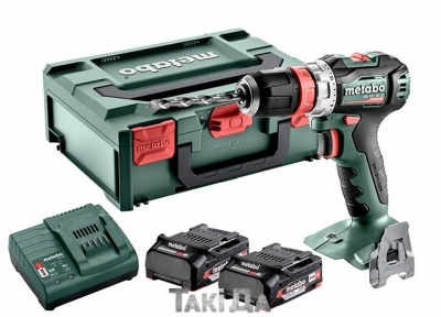 Аккумуляторный шуруповерт Metabo BS 18 L BL Q (2 по 2 Ач)