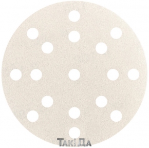 Шліфпапір для фарби круглий Metabo Multi-Hole (125 мм, Р60) 50 шт