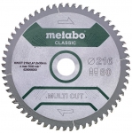 Пильный диск Metabo MULTI CUT-CLASSIC 60 зуб (216x2,4x30)