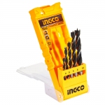 Набор сверл по дереву Ingco 5 шт 4-10 мм