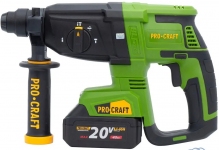 Аккумуляторный перфоратор ProCraft PHA40 Кейс (с 2 акб и зп)
