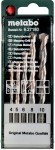 Набор ударных сверл по бетону Metabo (5 шт 4-10 мм)