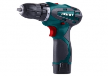 Шуруповерт аккумуляторный Зенит ЗША-1213 Ф Профи