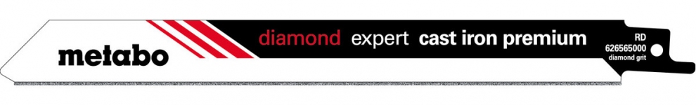 Пильне полотно для шабельної пилки Metabo Expert Cast Iron 225x1,25 мм - 2 шт