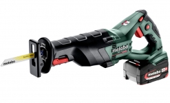 Акумуляторна шабельна пила Metabo SSE 18 LTX BL (2 по 5,2 Аг)