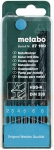 Набор сверл по металлу Metabo HSS-R (6 шт 2-8 мм)