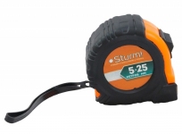 Рулетка Sturm 5 м х 25 мм обрезиненная с магнитом
