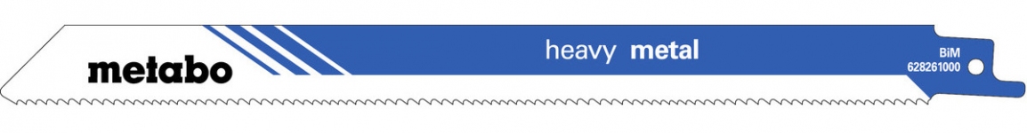 Пильное полотно для сабельной пилы Metabo Heavy Metal 225x1,25 мм - 5 шт