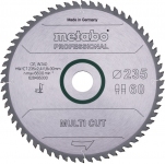 Пиляльний диск Metabo Multi Cut-Professional 60 зуб (235x2,4x30)