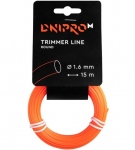 Жилка для тримера Dnipro-M кругла 1,6 мм - 15 м