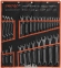 Набір ключів рожково-накидних Dnipro-M в чохлі 28 шт (6-34, 12-19, 8-17)