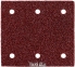 Шліфпапір прямокутний для віброшліфмашини Metabo 6 отв (103х115 мм P100)