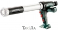 Аккумуляторный картриджный пистолет для герметика Metabo KPA 18 LTX 600